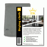 Induction Kings® Chiffon de séchage de qualité supérieure, gris - gris 8721249506406