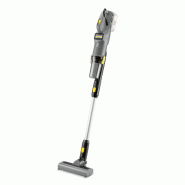 Kärcher Aspirateur à batterie LVS 1/2 Bp, filtre cyclonique HEPA 13, puissance réglable 3 niveaux, brosse sols et suceur fentes. - gris plastique 1