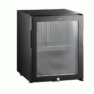 Réfrigérateur mini-bar noir avec porte vitrée | tefcold - TM33G-1