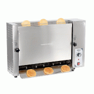 Toasteur vertical inox avec 1800 toasts/h ou 600 hamburgers/h puiss... - PCTV900_0