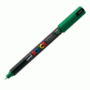 UNI MITSUBISHI POSCA Fineliner PC-1MR Pointe ultrafine verte (pointe 0,7 mm) - vert M PC1MR V