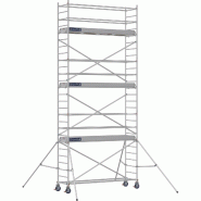 Échafaudage roulant aluminium DOCKER 85 version lisses - Hauteur de travail : 7,90 m - DUARIB - 7130060 Échafaudage roulant aluminium DOCKER 85 version lisses - Hauteur de travail : 7,90 m - DUARIB - 7130060