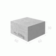 Couvertine BT60 60 cm gris - béton C20/25 S4 - fabrication française