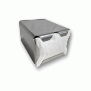 Distributeur de serviettes de table 33×33 cm (1/8) | Acier inoxydable 1 mm | Idéal pour cafés, restaurants, bars - 4820296250042