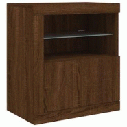 Helloshop26 - Buffet bahut commode armoire meuble de rangement organisateur cuisine salle de séjour salon avec lumières LED 60,5 x 02_0029927 - 3000 Helloshop26 - Buffet bahut commode armoire meuble de rangement organisateur cuisine salle de séjour salon avec lumières LED 60,5 x 02_0029927 - 3000