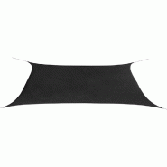 Helloshop26 - Voile d'ombrage parasol en tissu oxford rectangulaire 4 x 6 m anthracite 02_0008665 - inox 3000462047763