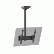 KIMEX Support TV plafond inclinable 1 écran portrait 43''- 75'' Hauteur 100cm noir - noir 3700685426344 KIMEX Support TV plafond inclinable 1 écran portrait 43''- 75'' Hauteur 100cm noir - noir 3700685426344
