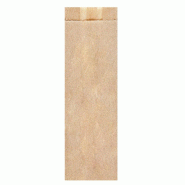Sac à pain kraft 14+9x46cm naturel - par 500