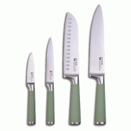 San Ignacio - Ensemble de 4 couteaux en acier inoxydable Moods - vert inox Q4562