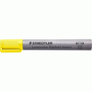 STAEDTLER Marqueur Lumocolor flipchart 356, pointe biseau 2,0-5,0 mm, encre jaune - 4007817073681