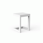 Table basse Posidonia en C - blanc