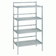 Tournus Equipement Casier à batterie en tubes soudés 4 niveaux longueur 1400 mm - 805705