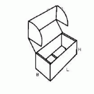 Boîte monobloc code fefco 0471 Boîte monobloc code fefco 0471