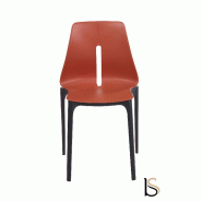 Chaise coque polypro Jade - Sitek - Orange_0