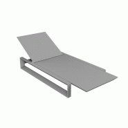 Chaise longue design FRAME - gris