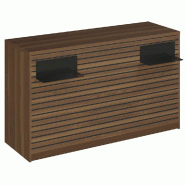 Comptoir Vertigo H T03 dble noir L170cm - 3 tab.Coulis. 6tab.Amovib - olivier