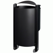 Corbeille sur pied Arkéa 100L - plusieurs coloris disponibles - avec ou sans cendrier 3L - fabrication française Corbeille sur pied Arkéa 100L - plusieurs coloris disponibles - avec ou sans cendrier 3L - fabrication française