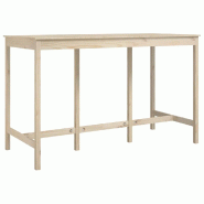 Décoshop26 - Table d'appoint multifonction 180 x 80 x 110 cm bois massif de pin DEC036317 - 3000261159551