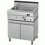 Friteuse de patisserie à gaz 20 litres, armoire 2 portes - 700x580x900 mm - 12 Kw - 3900816P Eurast - inox 3900816P Friteuse de patisserie à gaz 20 litres, armoire 2 portes - 700x580x900 mm - 12 Kw - 3900816P Eurast - inox 3900816P