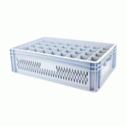 GILAC Caisse de transport pour verres 66 mm de diamètre - 40 verres - 4 formats - 33 L - Gris G617040 - gris 3573678700659 GILAC Caisse de transport pour verres 66 mm de diamètre - 40 verres - 4 formats - 33 L - Gris G617040 - gris 3573678700659