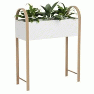 Jardinière surélevée en bois et métal Grove Umbra - blanc 0028295340991 Jardinière surélevée en bois et métal Grove Umbra - blanc 0028295340991