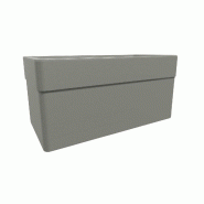 Jardiniere CAREL taupe 63L EDA - marron plastique polypropylène 022036 BR.T SX1