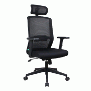 OfficeSense OS100 – Chaise de Bureau Ergonomique avec Confort Ultime - noir plastique 8721042800640