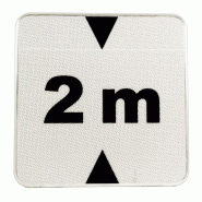 Panonceau hauteur véhicules M4v - WP Signalisation - Conformité NF et CE Panonceau hauteur véhicules M4v - WP Signalisation - Conformité NF et CE
