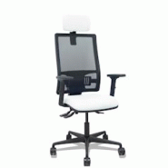 Piqueras y Crespo Silla Bormate asincro malla negra asiento bali blanco brazos 2D ruedas 65mm cabecero regulable - blanc multi-matériau 405ASM840B10B Piqueras y Crespo Silla Bormate asincro malla negra asiento bali blanco brazos 2D ruedas 65mm cabecero regulable - blanc multi-matériau 405ASM840B10B
