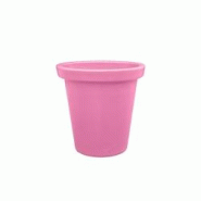 PLAST'UP ROTOMOULAGE Pot de fleurs rond xxl delight 420l - ROSE - rose 0669014882585