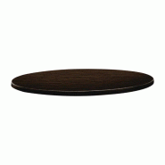 Plateau de table rond Topalit Classic Line 70cm wengé - marron Bois massif DR920