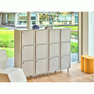 12 casiers de rangement Locker Plus finitions modernes 12 casiers de rangement Locker Plus finitions modernes