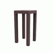 Table haute design in & out JUT - grenat