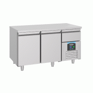 Table réfrigérée 2 portes avec tiroir réfrigérée profondeur 700 pro... - P7489.5160