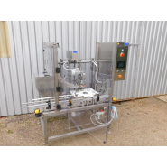 Capsuleuse automatique polyvalente et multi-format sur châssis INOX