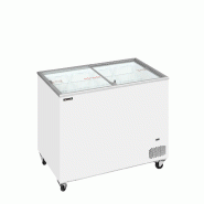 Congélateur vitré de crème glacée IC301SC (296 / 255) blanc TEFCOLD