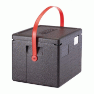 Conteneur de transport isotherme GN 1/2 avec sangle, en polypropylène, CAM GOBOX Conteneur de transport isotherme GN 1/2 avec sangle, en polypropylène, CAM GOBOX