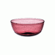 Coupelle Bullée violet 12 cm x6 -  Rond Verre Table Passion 12x12 cm - violet verre 3106233021021