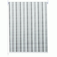 Décoshop26 - Store enrouleur de fenêtre occultant protection solaire store à tirage latéral 70x230cm opaque blanc gris 04_0004454 - blanc 30004657