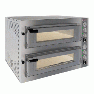 Diamond - Four électrique 2x 4 pizzas diam.350mm, 2 chambres - réf. WR-FD24-MD - gris AKS-WR-FD24-MD