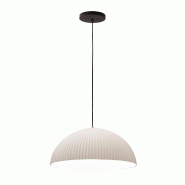 Fabas Luce Suspension Carola Ø360 Mm E27 10 W, Structure En Métal Et Plastique D'Origine Végétale, Blanc, Ip20, Classe 1 - Carola Design - blanc 8