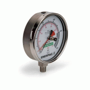 T6002L, Manomètres pour tests, 162 mm Face, Acier allié, 350 bar pression maximale