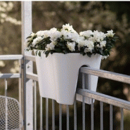 Jardinière de balcon steckling duo - rephorm - l60cm x larg 30cm x h30cm