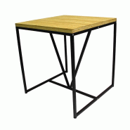 Pied de table métal design Istres Valero