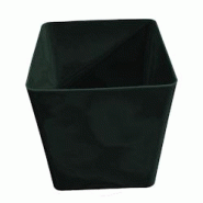 PLAST'UP ROTOMOULAGE Pot de fleurs cubio h 50cm - NOIR - noir 0750122559398