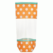 Sachet confiseur imprimé 12x26cm avec fond carton - par 100