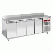 Table de travail refrigeree timbre négative avec dosseret ventilée ... - PTG4B/HA-R2