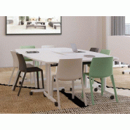 Table polyvalente rabattable Evolve XS sur roulettes avec plateau rabattable Table polyvalente rabattable Evolve XS sur roulettes avec plateau rabattable