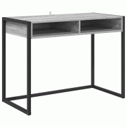 VidaXL Bureau Gris Sonoma 100 x 50 x 75 cm Bois d'ingénierie Modèle Orion Concept - 886477