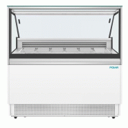 Vitrine à Glace Professionnelle – Polar Série U – 149L – 6 bacs GN 1/3 ou Napoli